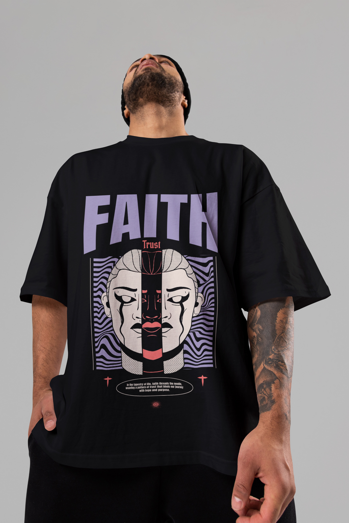 Rainboww's FaithFusion Oversized T-Shirt - Rainboww