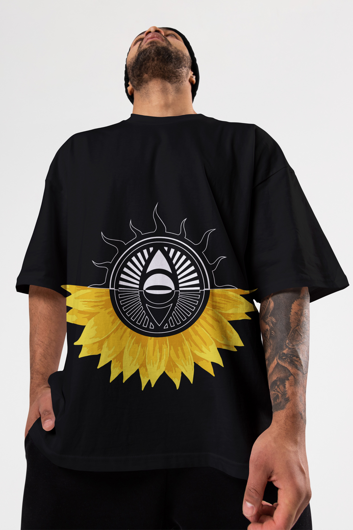 Rainboww's Sun Eye Oversized T-Shirt - Rainboww