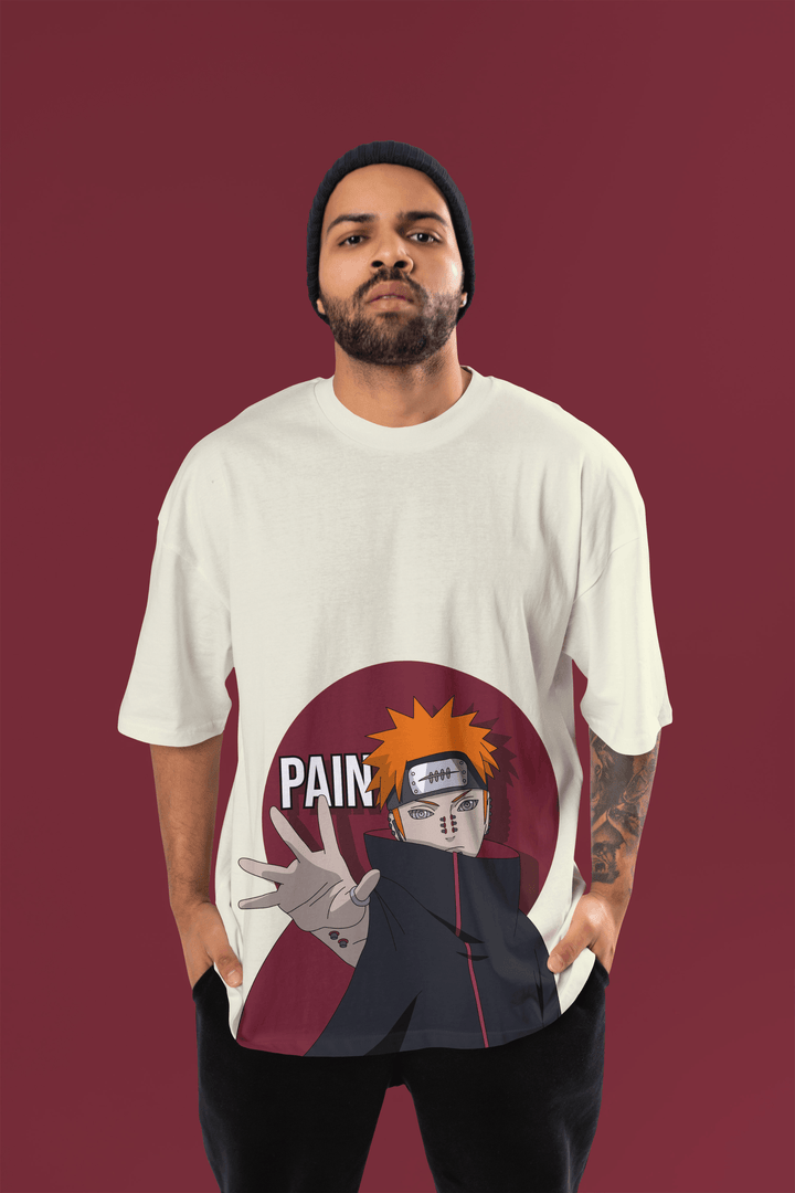 Rainboww's Pain Naruto Oversized T-Shirt - Rainboww