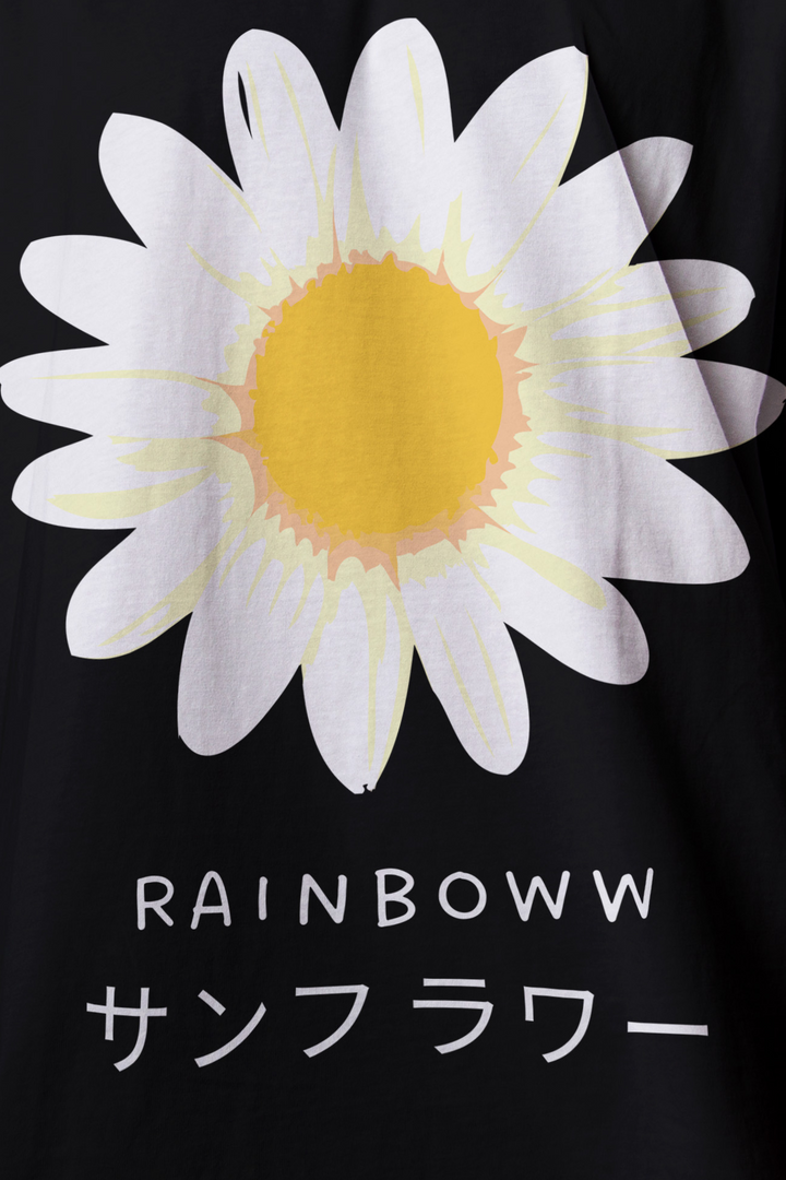 Rainboww's Sunflower Oversized T-Shirt - Rainboww