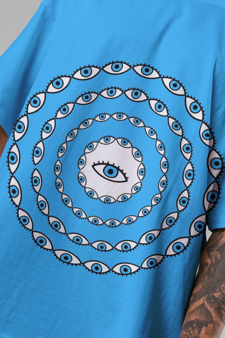 Rainboww's Evil Eye Oversized T-Shirt Rainboww