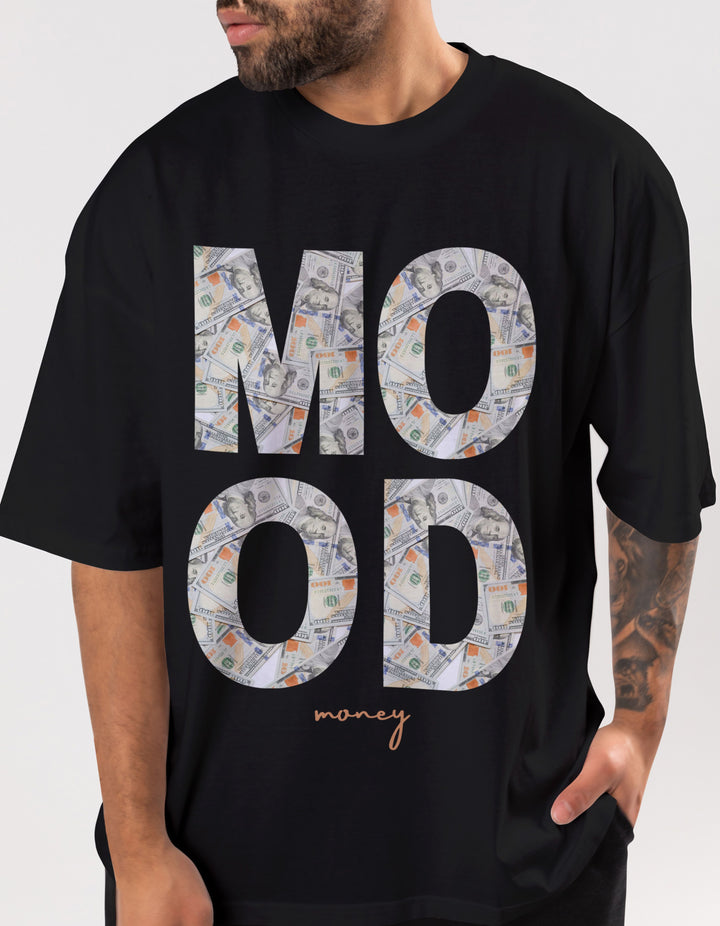 Rainboww Dollars Money Mood Oversized T-Shirt - Rainboww