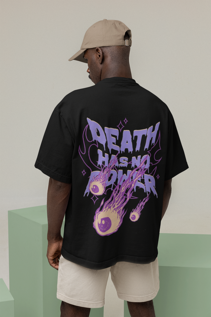 Rainboww Death Has No Power Oversized T-Shirt - Rainboww