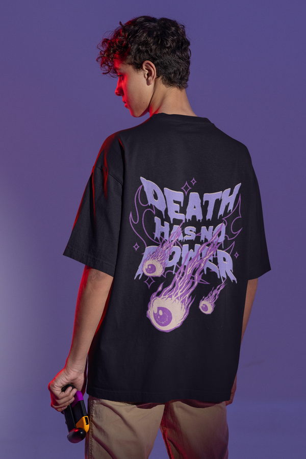 Rainboww Death Has No Power Oversized T-Shirt - Rainboww