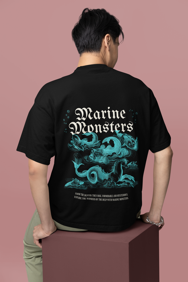 Rainboww Marine Monster Oversized T-Shirt - Rainboww