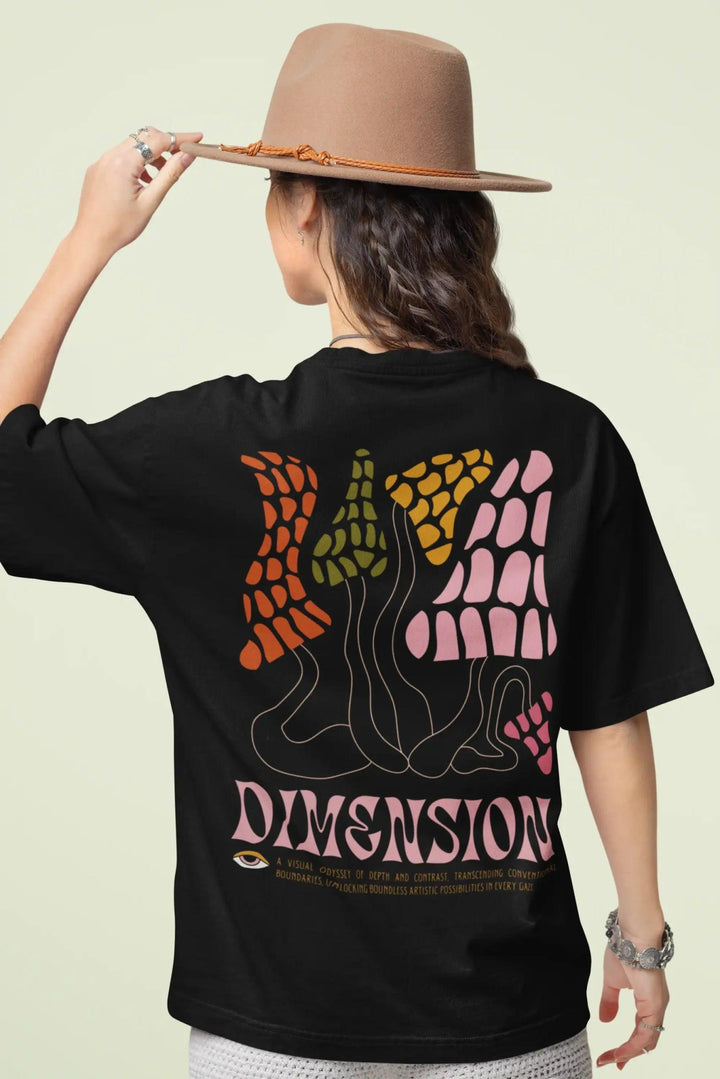 Dimension Oversized Unisex T-Shirt - Rainboww