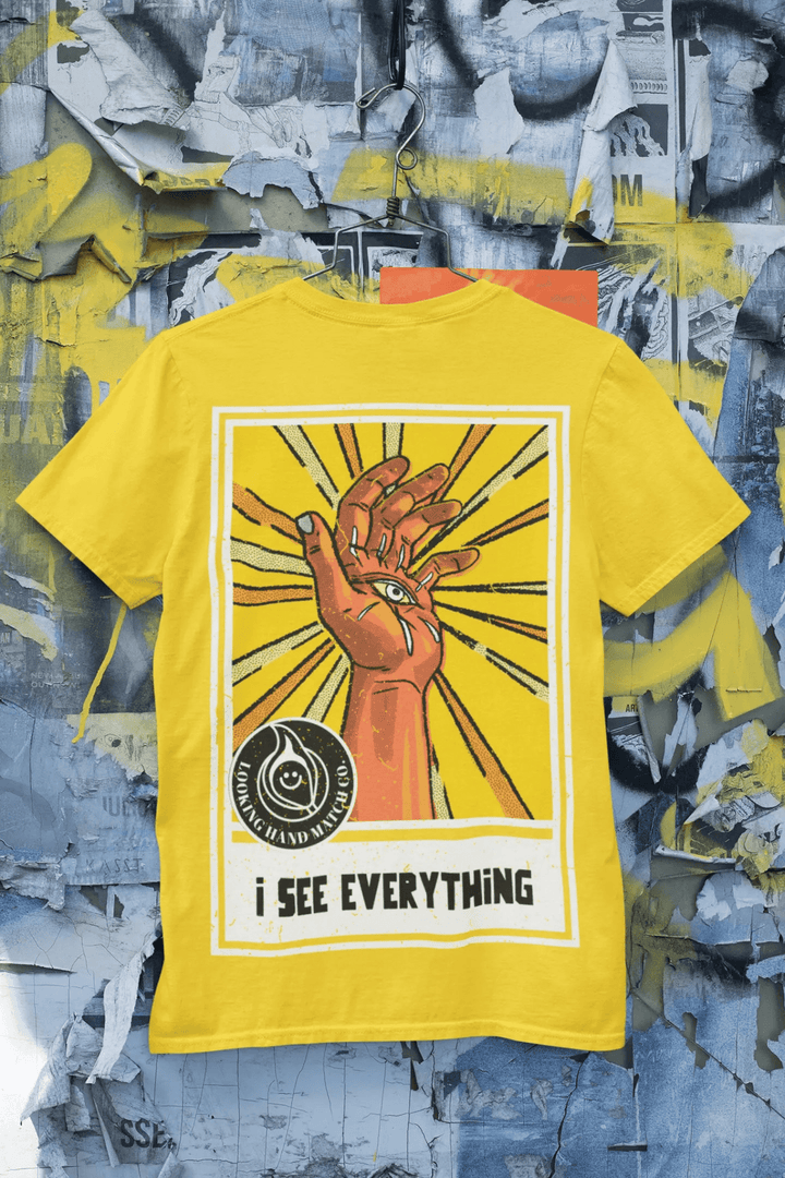 I See Everything Unisex Oversized T-Shirt - Rainboww