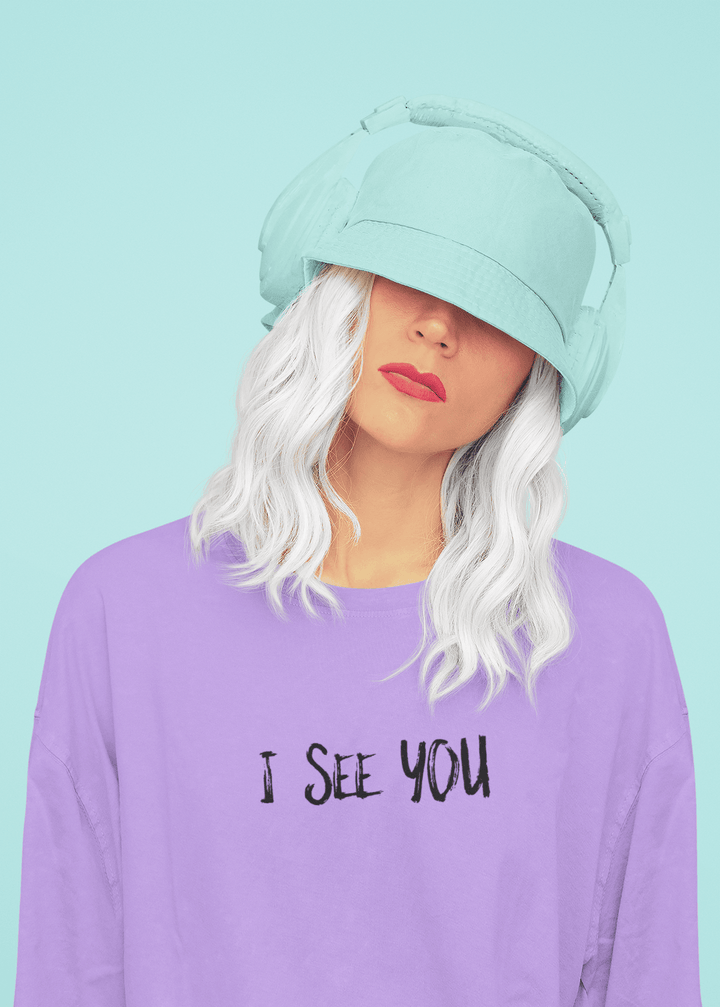 I See You Oversized Unisex T-Shirt - Rainboww