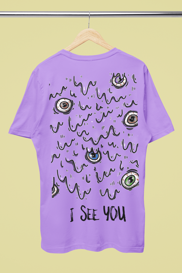 I See You Oversized Unisex T-Shirt - Rainboww