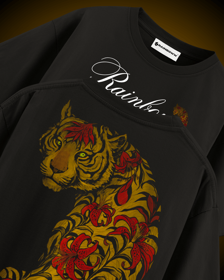 Majestic Roar Oversized T-Shirt - Rainboww