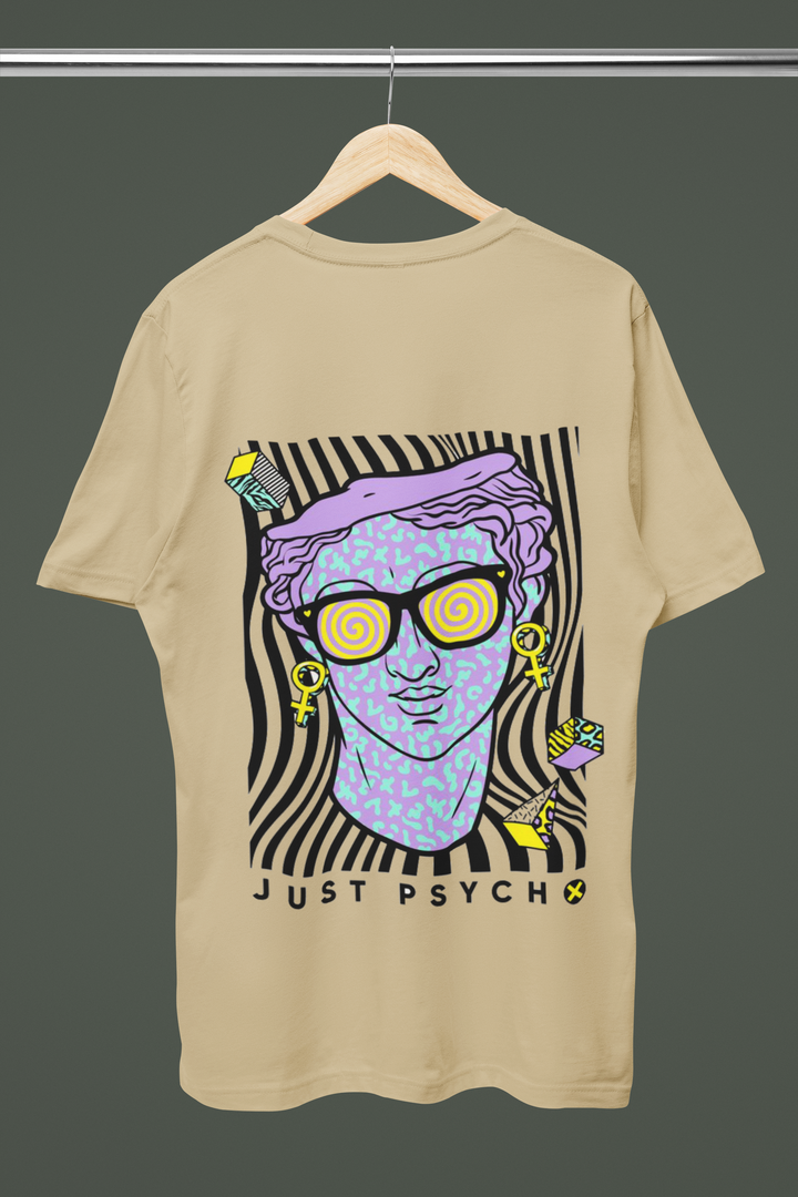 Rainboww Just Psycho Oversized Unisex T-Shirt - Rainboww