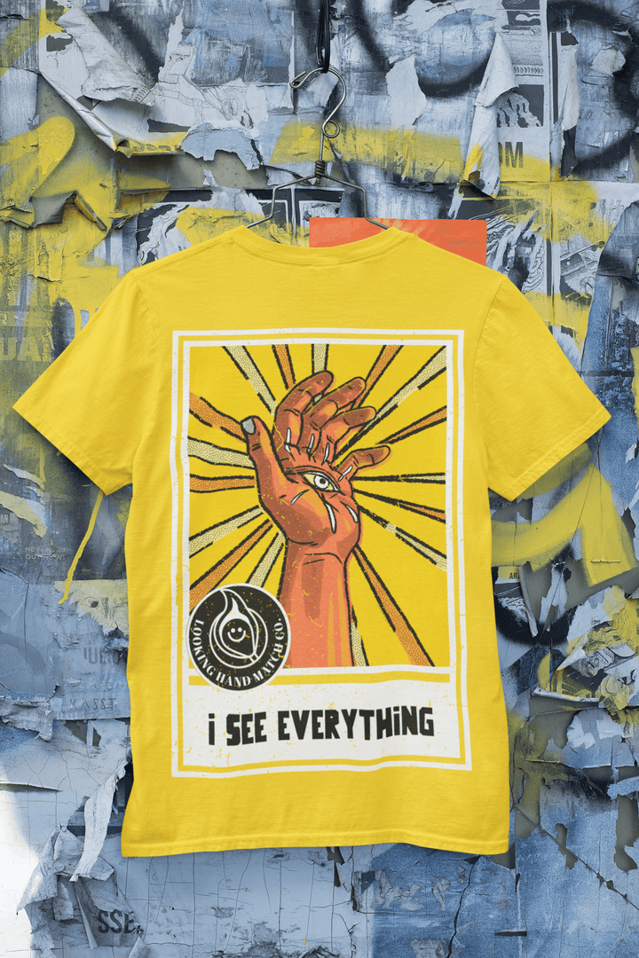 I See Everything Unisex Oversized T-Shirt - Rainboww